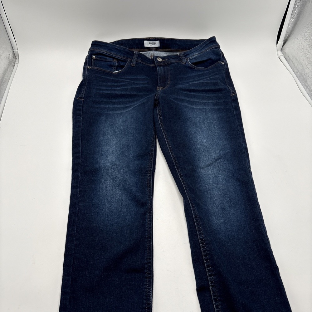 Kensie Jeans Dark Blue Jean Women's Size 8/29 Tapered Legs Casual‎ Wear